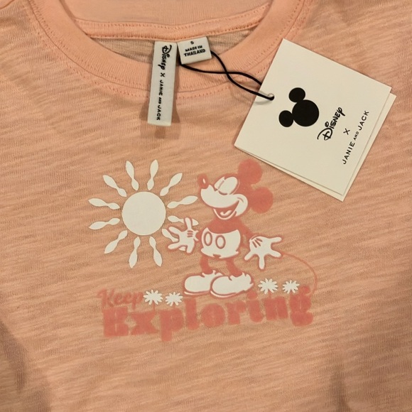 NWT - DISNEY MICKEY MOUSE EXPLORER TEE (PEACH) - Picture 5 of 7